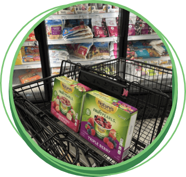 Find Fruit Pearls in the Frozen Fruit Section